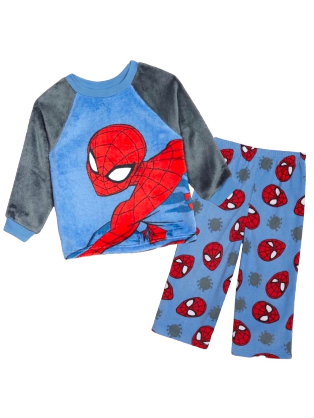 Marvel Spider-Man Kids' 2-Piece Fleece Pajama Pj Set